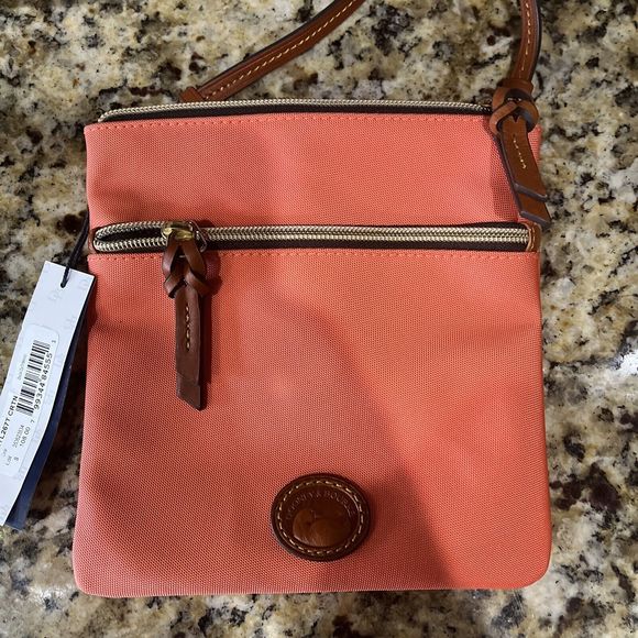 Dooney And Bourke Nylon Double Zip Crossbody Bag with tags - Picture 3 of 15